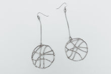 Load image into Gallery viewer, Silver Dangle Earrings