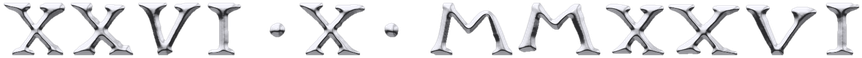 XXVI · X · MMXXVI